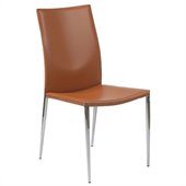 Eurostyle Max Leather Dining Side Chair