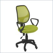 Eurostyle Percy Mesh Office Swivel & Gas Lift Chair in Green/Black