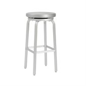 Eurostyle Miller-B Bar Stool in Aluminum