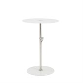 Eurostyle Radinka Side Table in Yellow/Stainless