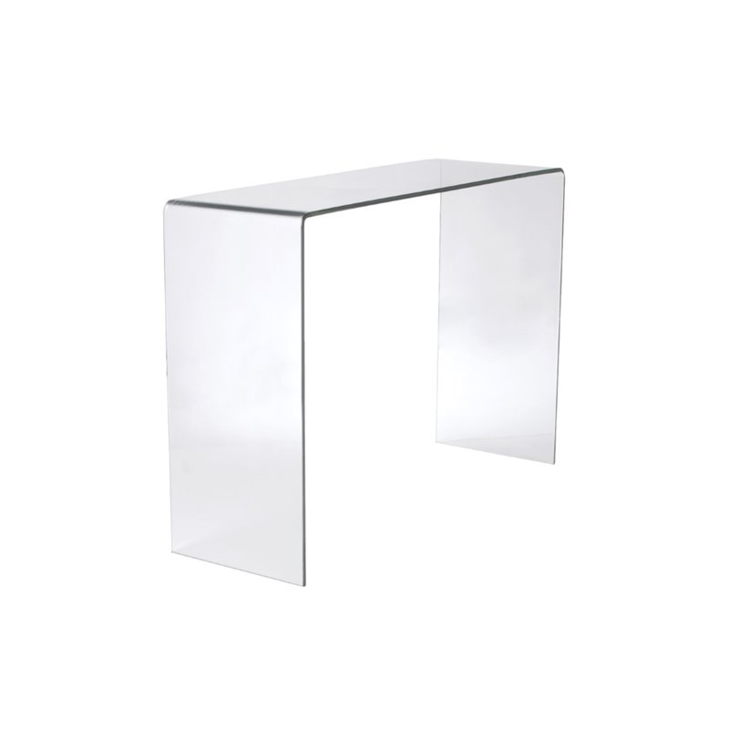 Eurostyle Galena Glass Console Table