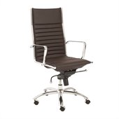 Eurostyle Dirk High Back Office Chair in Brown