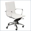 ADD TO YOUR SET: Eurostyle Owen Low Back Office Chair in White/Chrome