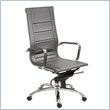 ADD TO YOUR SET: Eurostyle Owen High Back Office Chair in Gray/Chrome