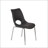 Eurostyle Lara Side Chair in Black