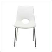 Eurostyle Lara Side Chair in White