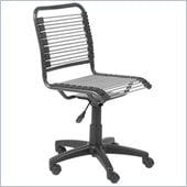 Eurostyle Bungie Low Back Office Chair in Silver/Graphite Black