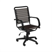 Eurostyle Bungie Flat High Back Chair in Brown