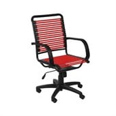 Eurostyle Bungie Flat High Back Chair in Red