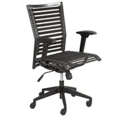Eurostyle Bungie Pro Flat Chair in Black/Black