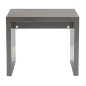 Eurostyle Abby Side Table in Gray Lacquer