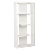 Eurostyle Robyn Shelving Unit in White Lacquer