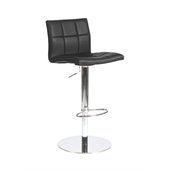 Eurostyle Cyd Bar/Counter Chair in Black/Chrome