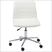 Eurostyle Ashton Office Chair in White/Chrome