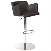 Eurostyle Sunny Bar/Counter Chair in Brown/Chrome