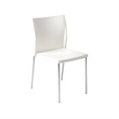 Eurostyle Yeva Side Chair in White