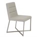 Eurostyle Tosca  Dining Chair in Gray and Stainless Steel