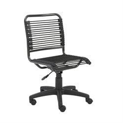 ItalModern Beetle Low Back Black Graphite Black Office Chair by Eurostyle