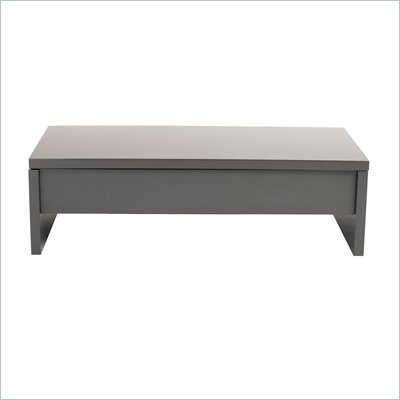 Eurostyle Aurora Coffee Table in Gray Lacquer