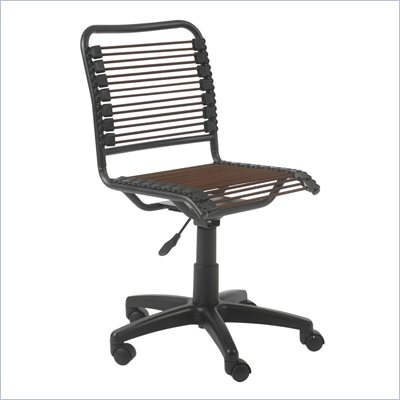 Eurostyle Bungie Low Back Office Chair in Brown/Graphite Black