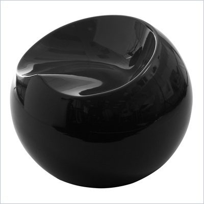 Eurostyle Digby Black Fiberglass Stool