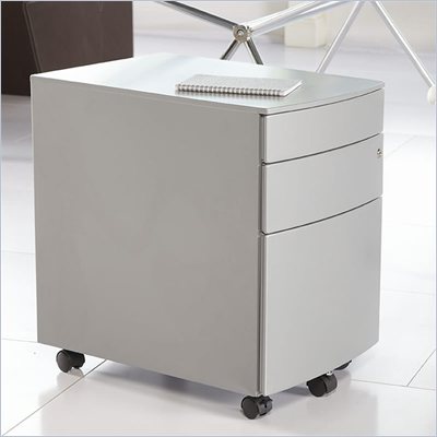 Eurostyle Floyd PPF Filing Cabinet in Silver