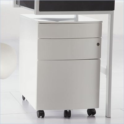 Eurostyle Floyd PPF Filing Cabinet in White