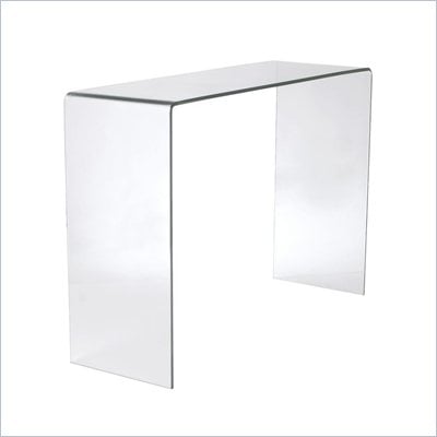 Eurostyle Galena Glass Console Table