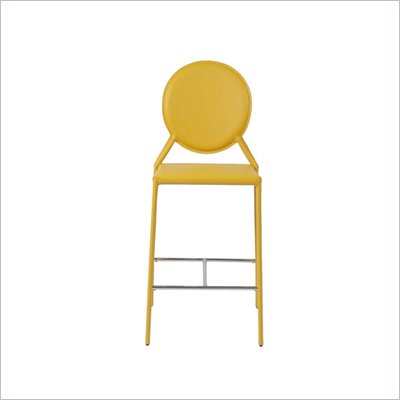 Eurostyle Isabella-C Counter Chair in Yellow