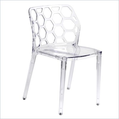 Eurostyle Mason Chair in Clear (set of 4)