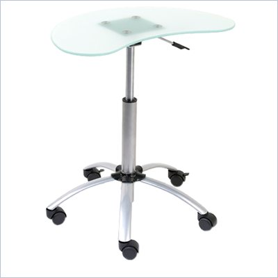 Eurostyle Meg Laptop Stand in Aluminum