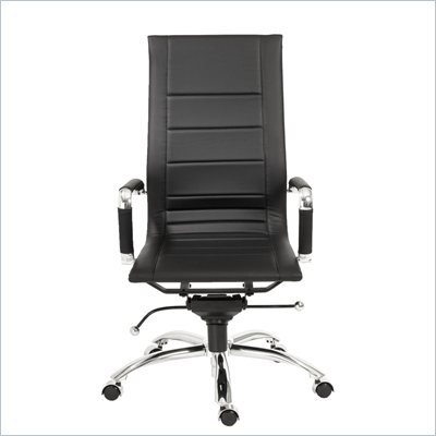 Eurostyle Owen High Back Office Chair in Black/Chrome