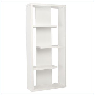 Eurostyle Robyn Shelving Unit in White Lacquer
