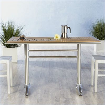 Eurostyle Sidona Rectangular Adjustable Casual Dining Table
