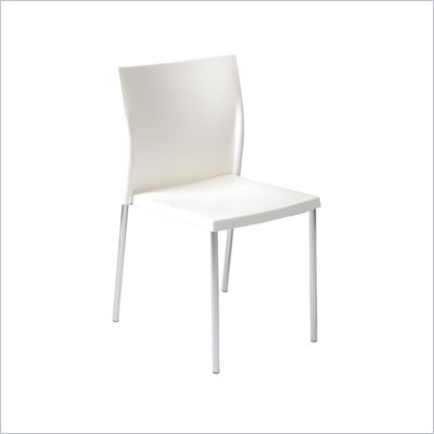 Eurostyle Yeva Side Chair in White