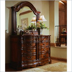Pulaski Casa Cristina Tall Double Dresser with Mirror
