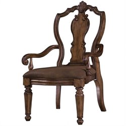 Pulaski San Mateo Carved Back Arm Chair