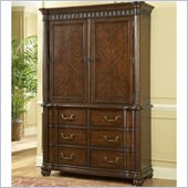 Pulaski Northridge Hardwood TV/Wardrobe Armoire with 5 Adjustable Shelves in Northridge Finish