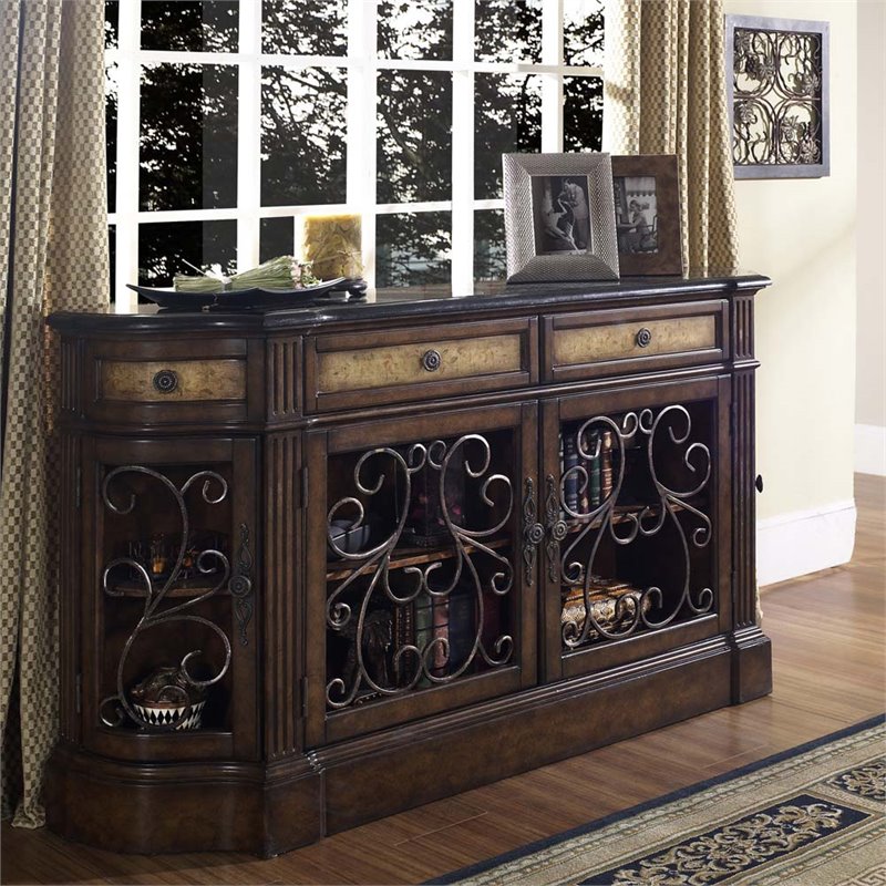 Pulaski Carmel Finish 704255 Accents Hall Cabinet Credenza