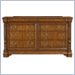Pulaski Beckenham Collection Double Dresser in Cherry