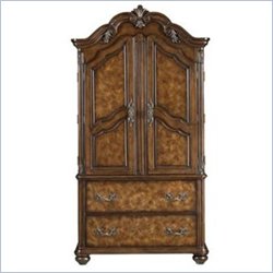 Pulaski Ashton Park Collection Armoire Base and Deck in Cherry Finish