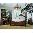 Pulaski Edwardian Wood Poster Bed 5 Piece Bedroom Set