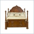 Pulaski Beckenham Wood Poster Bed 5 Piece Bedroom Set in Cherry