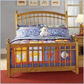 Pulaski Build-A-Bear Bearrific Kids Slat Bed in Cocoa Finish