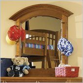 Pulaski Build-A-Bear Bearrific Kids Arched Vertical Mirror in Cocoa