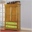 Pulaski Build-A-Bear Bearrific Kids TV/Wardrobe Armoire in Cocoa