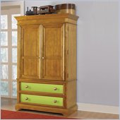 Pulaski Build-A-Bear Bearrific Kids TV/Wardrobe Armoire in Cocoa