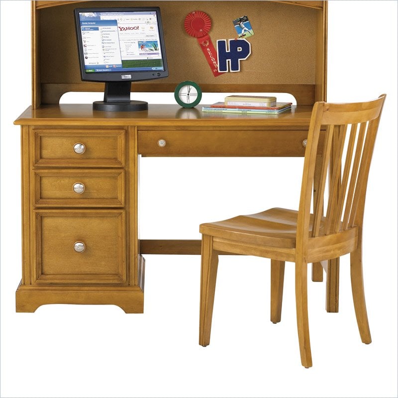 Build-A-Bear Bearrific Kids Student Wood Computer Desk in Cocoa by ...