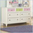 ADD TO YOUR SET: Pulaski Build-A-Bear Pawsitively Yours Kids Double Dresser in Vanilla