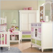 Pulaski Build-A-Bear Pawsitively Yours Kids Dressing Mirror in Vanilla
